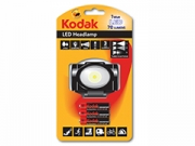 Kodak fejlámpa LED 70lm + 3db AAA elemlámpa